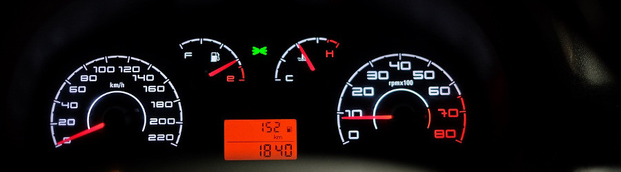 car dash board