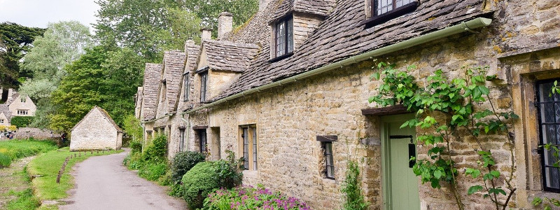 village in the cotswolds on a romantic road trip