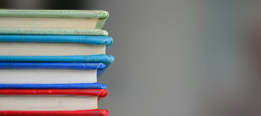 Stack of Colourful Books