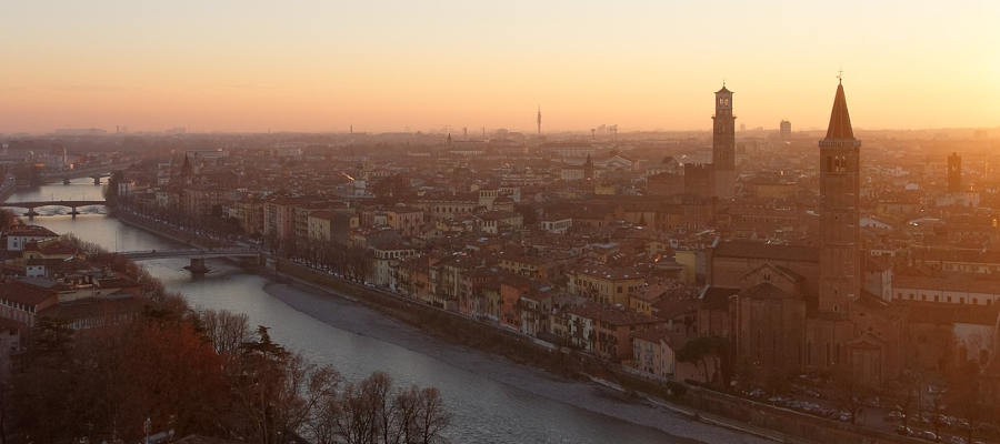 Verona Italy setting of road trip movie Letters to Juliet