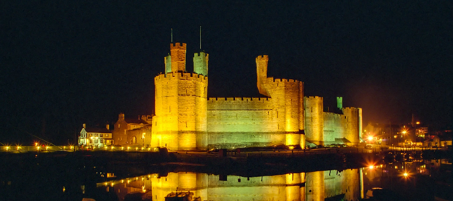 Castell Caernarfon UK UNESCO world heritage site